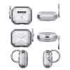 Rugged Clear Case with Reinforced Bumpers for AirPods Pro 3 - Black