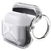 Rugged Clear Case with Reinforced Bumpers for AirPods Pro 3 - Black