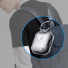 Rugged Clear Case with Reinforced Bumpers for AirPods Pro 3 - Black