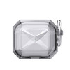 Rugged Clear Case with Reinforced Bumpers for AirPods Pro 3 - Black