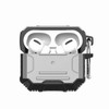 Carbon Fiber Series TUFF Hybrid Case for AirPods Pro 3 - Silver