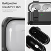Secure Lock Clip Design Hybrid Case for AirPods Pro 3 - Black