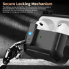 Secure Lock Clip Design Hybrid Case for AirPods Pro 3 - Black