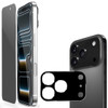 Privacy Tempered Glass Screen Protector + Camera Lens Protector (Black) for iPhone 17 Pro Max