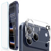 Tempered Glass Screen Protector + Camera Lens Protector (Clear) for iPhone 17 Pro