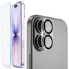 Tempered Glass Screen Protector + Camera Lens Protector for iPhone 17