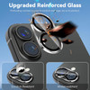 Tempered Glass Screen Protector + Camera Lens Protector for iPhone 17