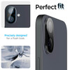 Edge-to-Edge Full Coverage Tempered Glass Screen Protector + Camera Lens Protector (Black) for iPhone 17