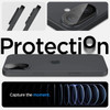 Privacy Tempered Glass Screen Protector + Camera Lens Protector (Black) for iPhone 17