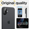 Privacy Tempered Glass Screen Protector + Camera Lens Protector (Black) for iPhone 17
