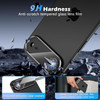 Privacy Tempered Glass Screen Protector + Camera Lens Protector (Clear) for iPhone Air