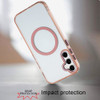 Magnetic Crystal Case for Samsung Galaxy S25 FE - Rose Gold