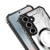 Fusion Evo Transparent Case with Magnetic Ring for Samsung Galaxy S25 FE - Black