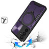 Superior Series Hybrid Case with Magnetic Ring Stand and Camera Lens Cover for Samsung Galaxy S25 FE - Purple