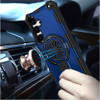 Military Grade Magnetic Tough Ultra Rugged Hybrid Case with Kickstand for Samsung Galaxy S25 FE - Blue