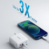 Anker 40W PowerPort III Duo Dual Port USB-C Wall Charger - White