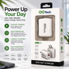 EG Tech Rapid PD 20W 2 Port USB-C and USB-A Wall Charger with Foldable Prongs - White