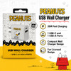Peanuts Rapid PD 20W 2 Port USB-C and USB-A Wall Charger - Snoopy Design