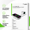 Belkin BoostCharge Pro 15W 3-In-1 Wireless Charging Pad with MagSafe - White