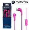 Motorola Sound Earbuds 2-S 3.5mm Wired In-Ear Earphones with Mic - Pink