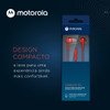 Motorola Sound Earbuds 105 3.5mm Wired In-Ear Earphones with Mic - Red