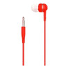 Motorola Sound Earbuds 105 3.5mm Wired In-Ear Earphones with Mic - Red
