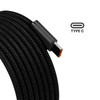 G20 Magnetic Self Winding USB-C to USB-C Charging and Sync Cable 6ft. - Black