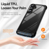 Military Grade Tough Shield Snap-on Transparent Case for Samsung Galaxy A17 5G - Black