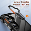 Military Grade Tough Shield Snap-on Transparent Case for Samsung Galaxy A17 5G - Black