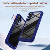 Military Grade Tough Shield Snap-on Transparent Case for Samsung Galaxy A17 5G - Blue