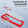 Military Grade Tough Shield Snap-on Transparent Case for Samsung Galaxy A17 5G - Red