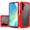 Military Grade Tough Shield Snap-on Transparent Case for Samsung Galaxy A17 5G - Red