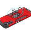 Military Grade Robust Series Dual Layer Hybrid Case with Ring Grip for Samsung Galaxy A17 5G - Red