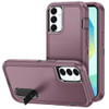 Military Grade TUFF Hybrid Armor Case with Kickstand for Samsung Galaxy A17 5G - Burgundy