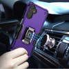 Military Grade Shockproof Hybrid Armor Case with Ring Grip for Samsung Galaxy A17 5G - Purple