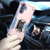 Military Grade Shockproof Hybrid Armor Case with Ring Grip for Samsung Galaxy A17 5G - Rose Gold