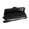 Extra Series Essential Leather Wallet Stand Case for Samsung Galaxy A17 5G - Black