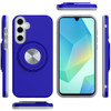 Circular Series Hybrid Case with Rotating Ring Stand for Samsung Galaxy A17 5G - Blue