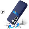 Flap Leather Wallet Fusion Case for Samsung Galaxy A17 5G - Blue