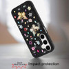 Butterfly Ornaments Diamond Hybrid Case for Samsung Galaxy A17 5G - Black