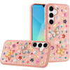 Butterfly Ornaments Diamond Hybrid Case for Samsung Galaxy A17 5G - Pink
