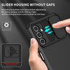 Camera Privacy Cover Hybrid Case with Kickstand for Samsung Galaxy A17 5G - Black