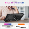 Military Grade Hybrid Case with Ring Grip for Samsung Galaxy A17 5G - Black