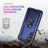 Military Grade Hybrid Case with Ring Grip for Samsung Galaxy A17 5G - Blue