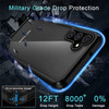 Fusion Shield Tough Snap-on Transparent Case for Samsung Galaxy A17 5G - Black