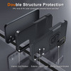 Military Grade TUFF Shockproof Hybrid Armor Case with Ring Grip for Samsung Galaxy A17 5G - Black