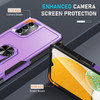 Military Grade TUFF Shockproof Hybrid Armor Case with Ring Grip for Samsung Galaxy A17 5G - Purple