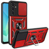 Military Grade Superior Series Hybrid Case with Ring Grip and Camera Lens Cover for Samsung Galaxy A17 5G - Red