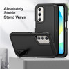 Military Grade TUFF Hybrid Armor Case with Kickstand for Samsung Galaxy A17 5G - Black