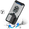 Military Grade All-In-One Ring Stand Card Case for Samsung Galaxy A17 5G - Silver